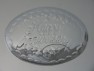 2500 "Happy Anniversary" Plaque Chocolate Candy Mold
